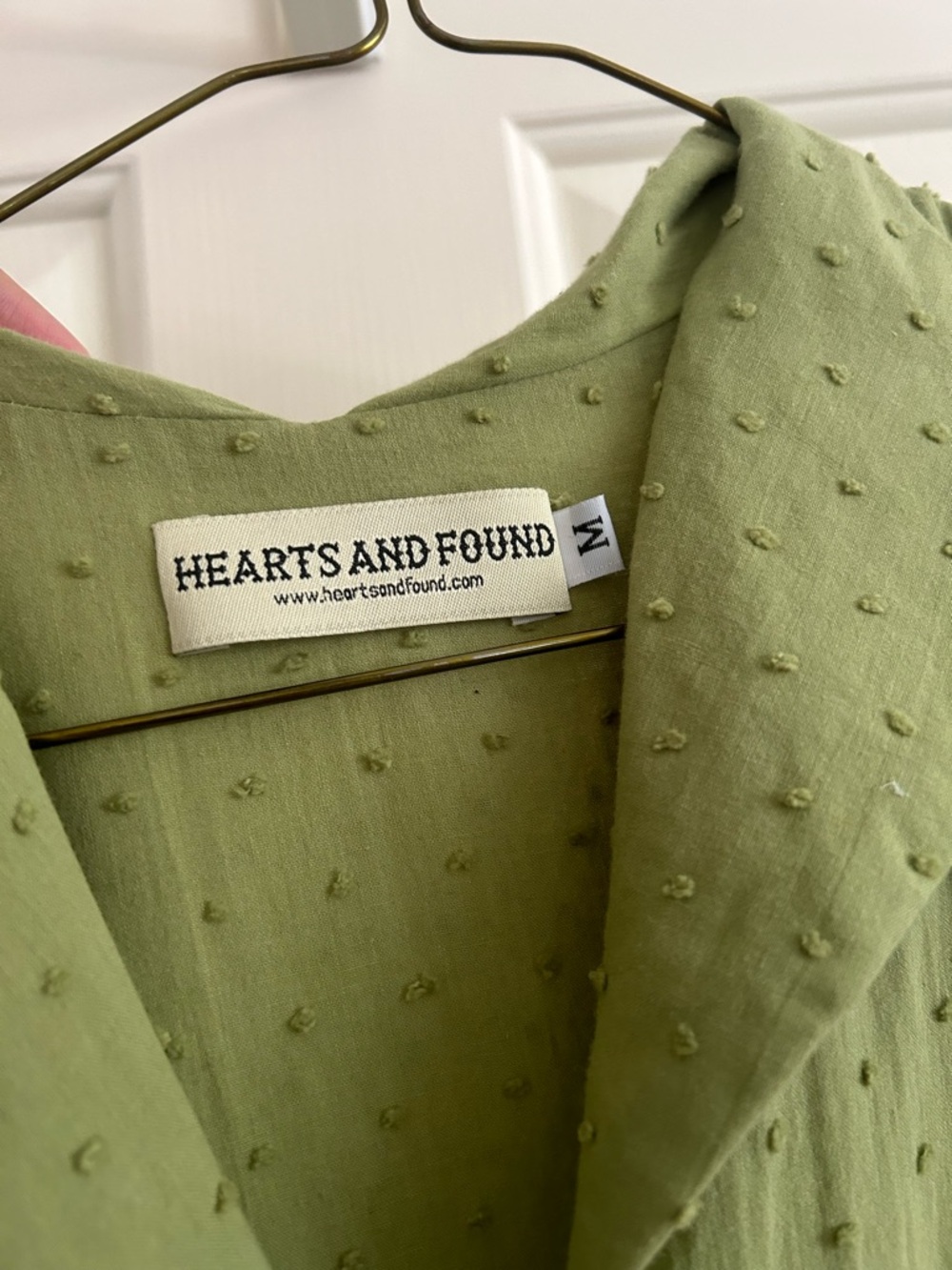 Hearts and Found Green Fit-and-Flare Midi Dress - Picture 3 of 7